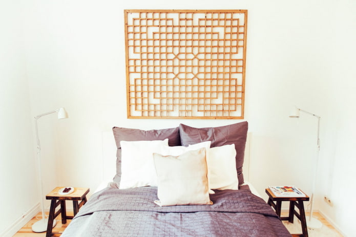 Estilo japonês em um quarto pequeno