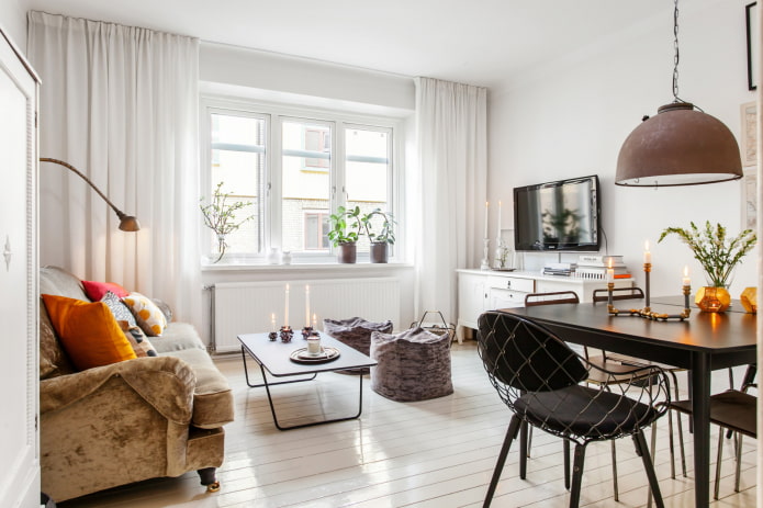 foto de um interior no estilo contemporâneo