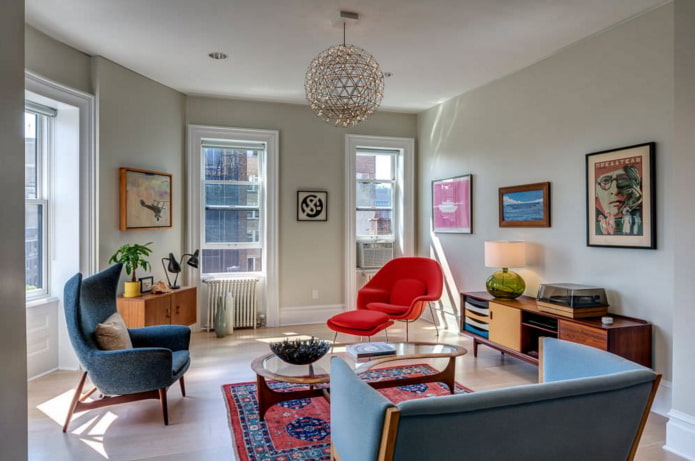 estilo de interiores retrô