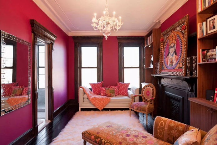 Design de interiores em estilo indiano