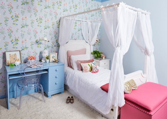 Shabby chic no quarto do bebê