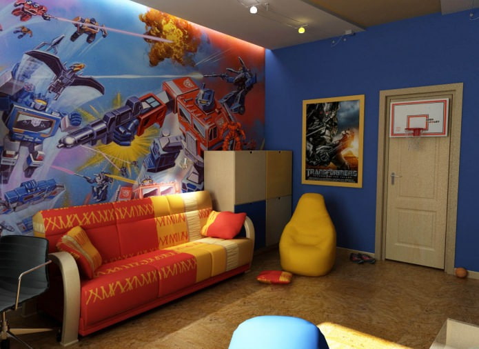Quarto infantil no estilo de 
