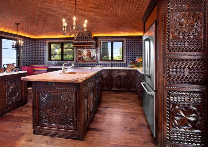 cozinha em estilo oriental