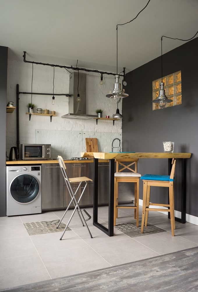 máquina de lavar loft