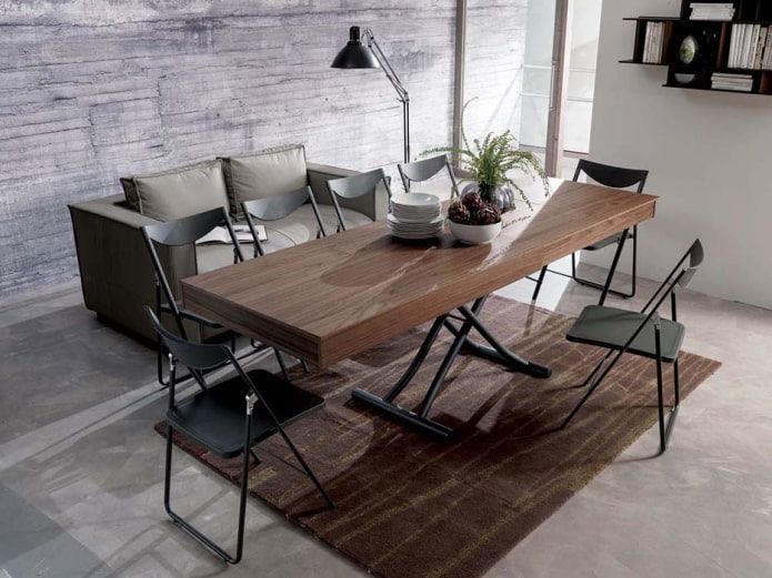 mesa marrom