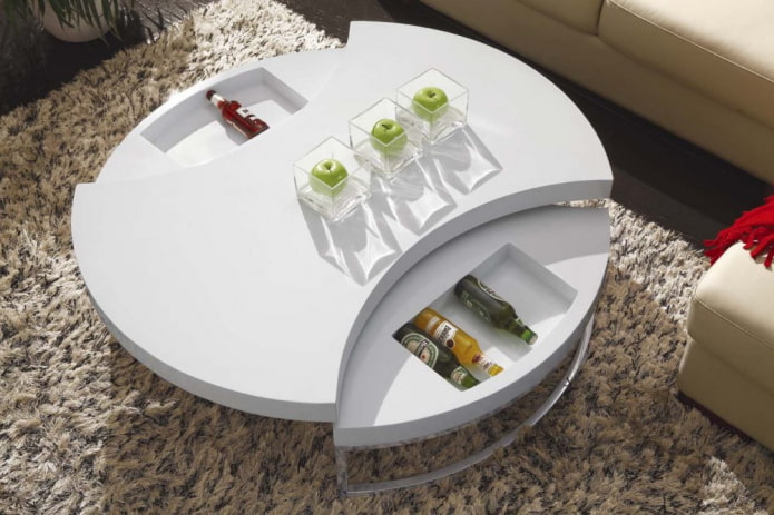 Mesa pequena transformadora
