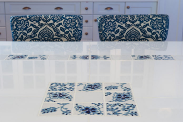 azulejos com padrões