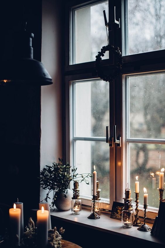 Reflexo de velas
