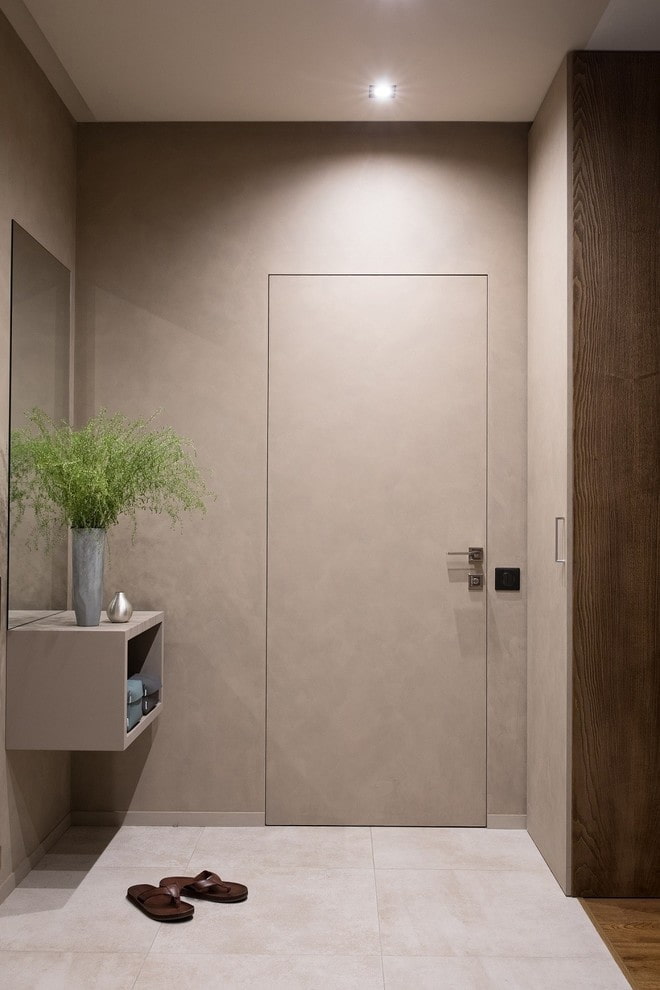 portas claras em estilo moderno
