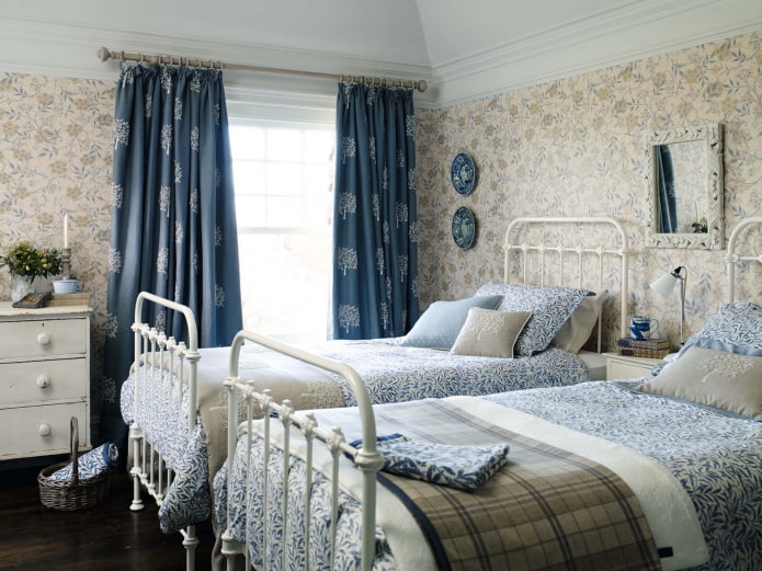 quarto infantil no estilo provençal