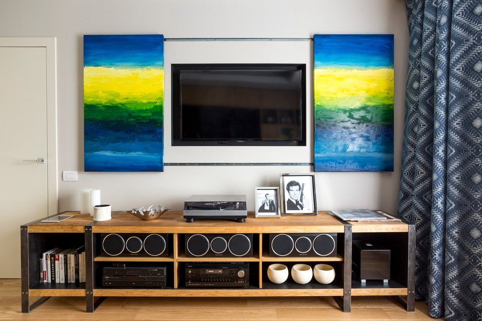 TV na parede