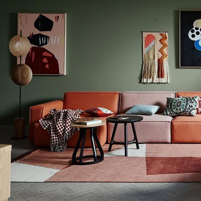 sofá modular sem moldura