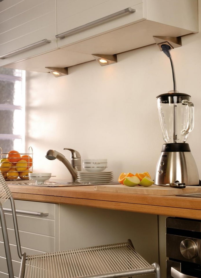 iluminação pontual em design de interiores