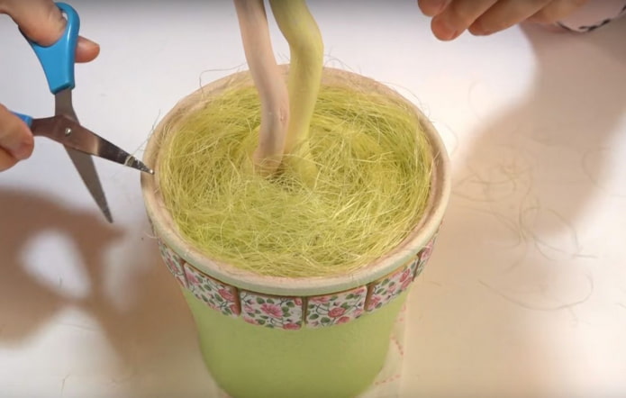 Decoração com Fita de Sisal