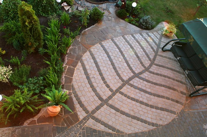 ladrilhos estampados para calçadas