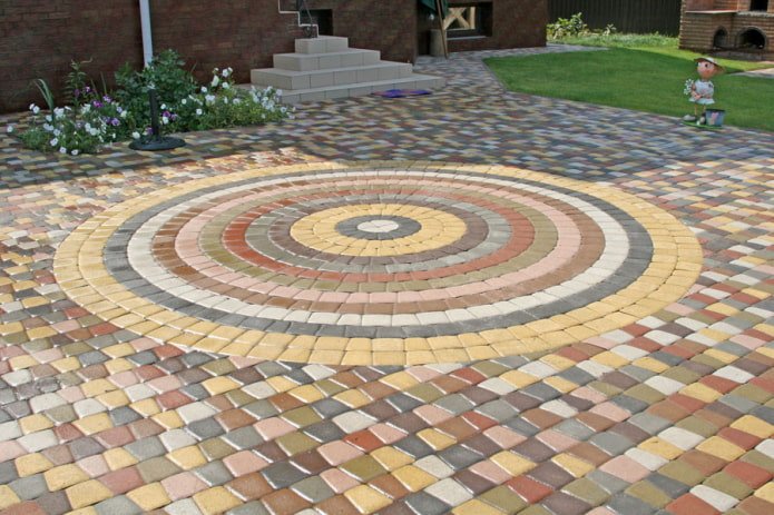 ladrilhos de mosaico para pavimento