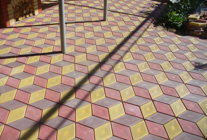 layout de azulejos figurados para calçada
