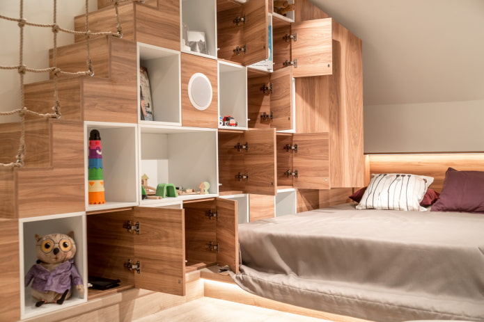 móveis de madeira para quarto infantil