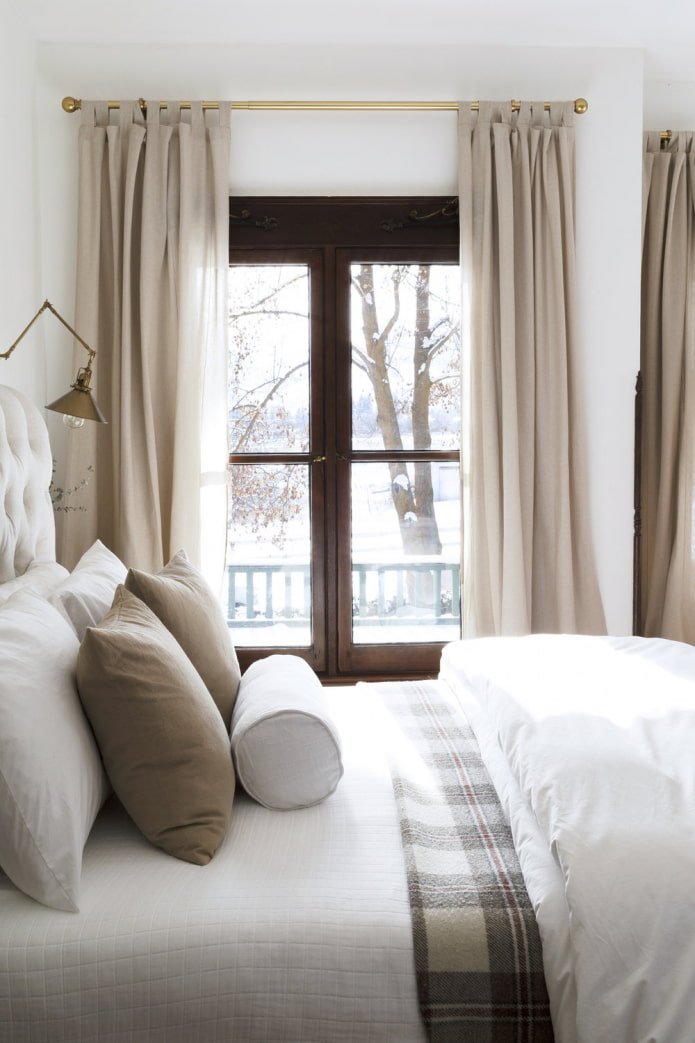 cortinas sem tule no quarto