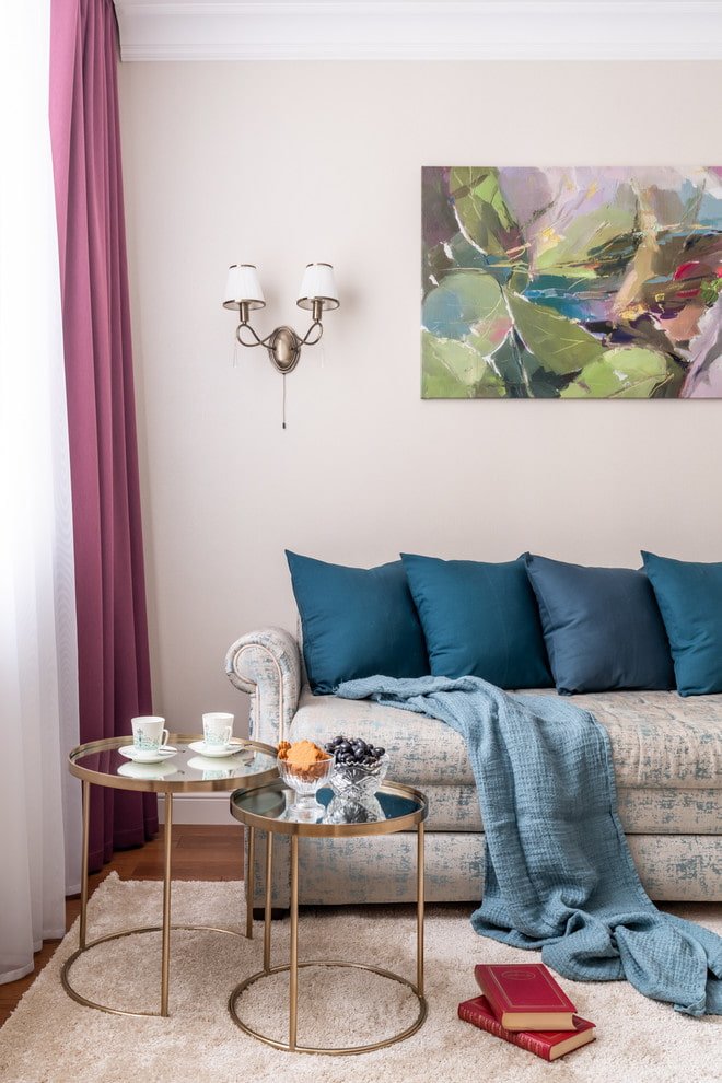 Cortinas e pintura