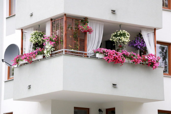 decorando uma varanda com flores