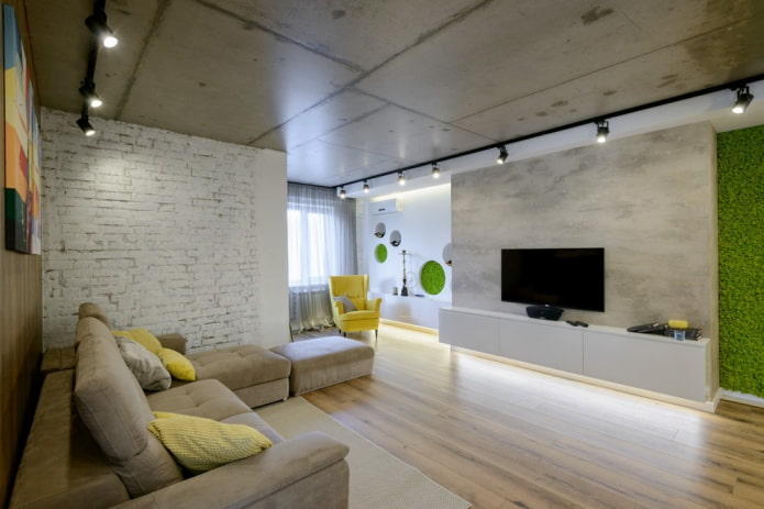 Suporte de TV de parede no interior