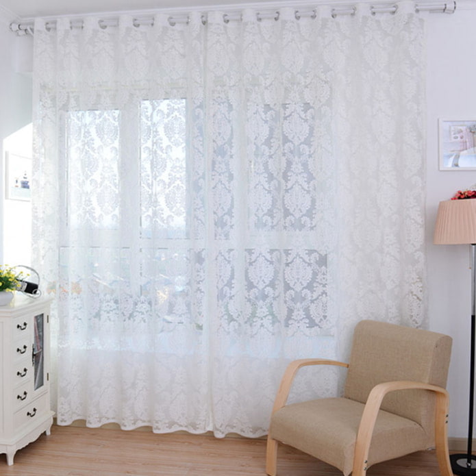 cortinas de renda