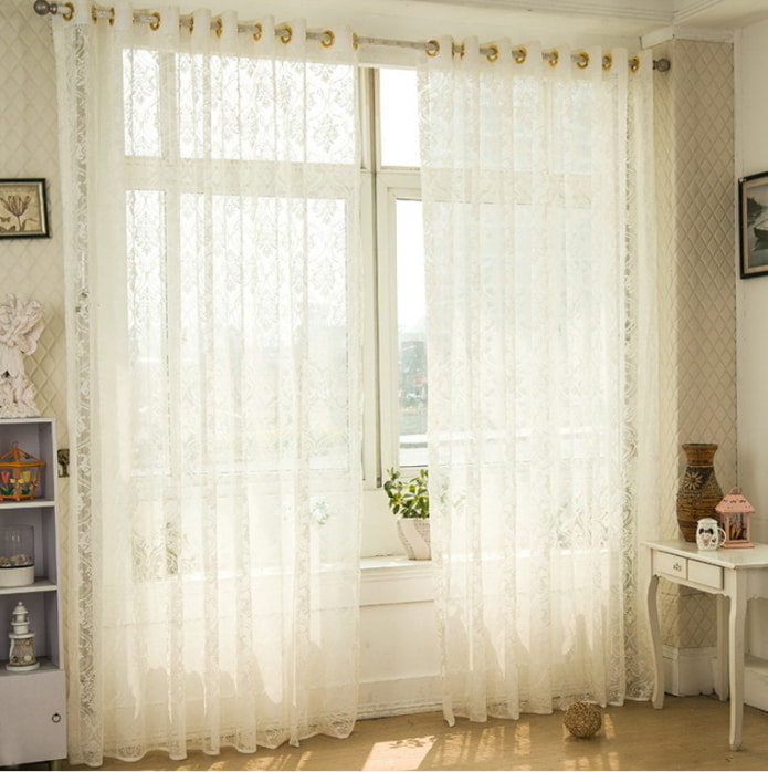 cortinas de renda