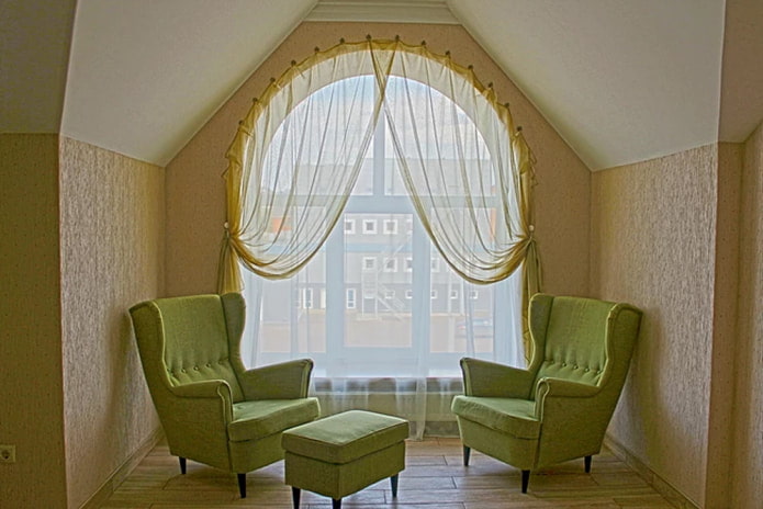 design de janela em arco