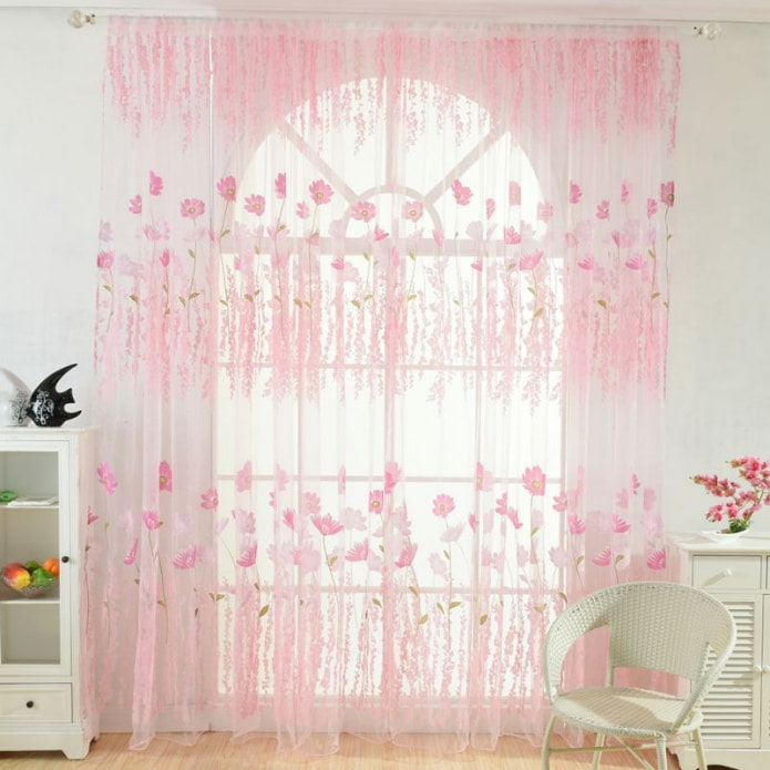 tule rosa