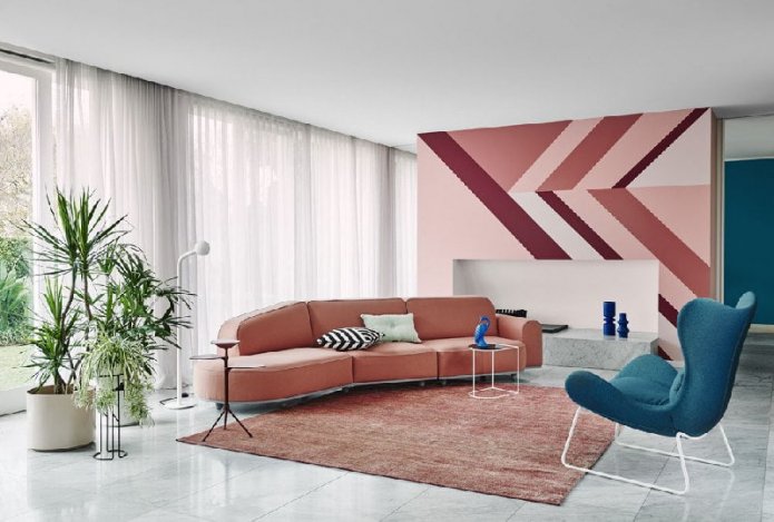 sala de estar em estilo moderno