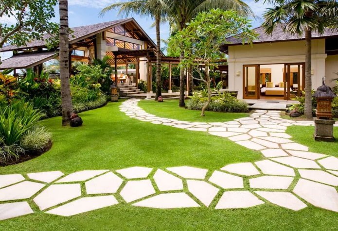 belos caminhos de jardim