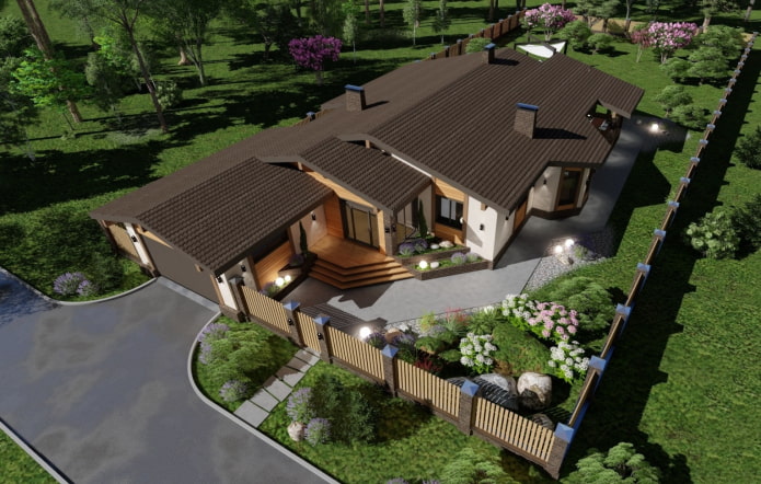 planta de um terreno retangular de 8 acres