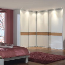 Guarda-roupa de canto no quarto: tipos, conteúdos, tamanhos, design-6