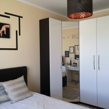 Guarda-roupa de canto no quarto: tipos, conteúdo, tamanhos, design-1