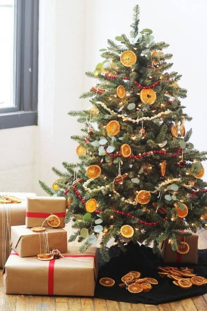 Árvore de Natal em estilo ecológico
