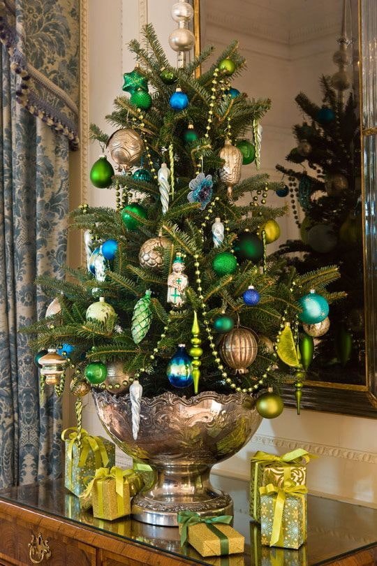 Decoração de bola verde