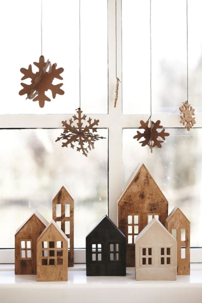 Uma cidade em estilo minimalista