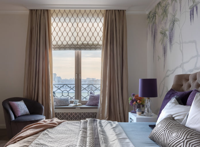 Cortinas e persianas romanas