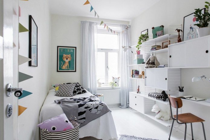 móveis brancos para quarto de criança