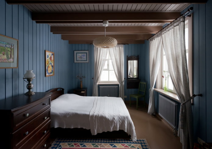 quarto em estilo campestre
