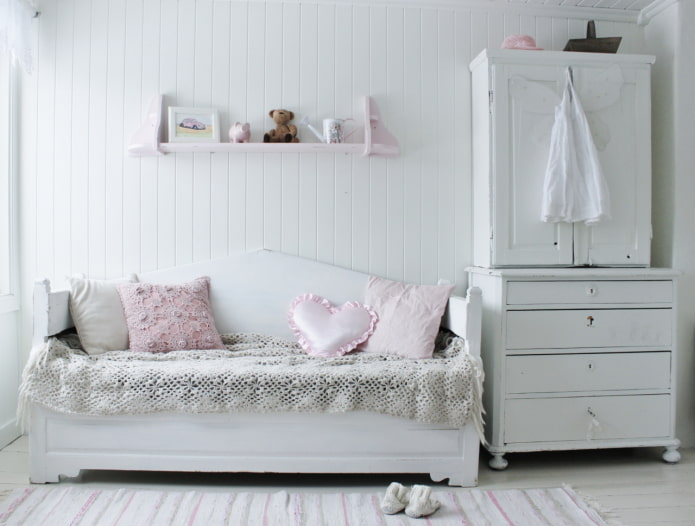 quarto infantil em branco