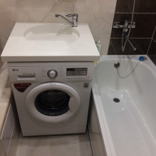 Como decorar lindamente o interior de um banheiro de 2 m²?-3