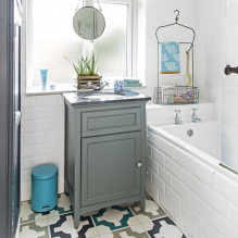 Como decorar lindamente o interior de um banheiro de 2 m²?-4