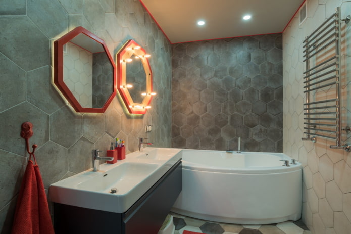 móveis de banheiro estilo loft