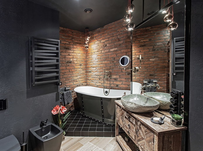 acabamento banheiro estilo loft