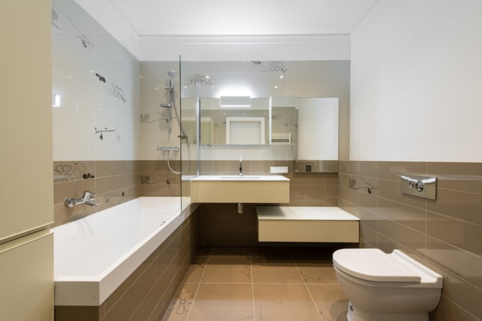 decoração de banheiro no estilo minimalista
