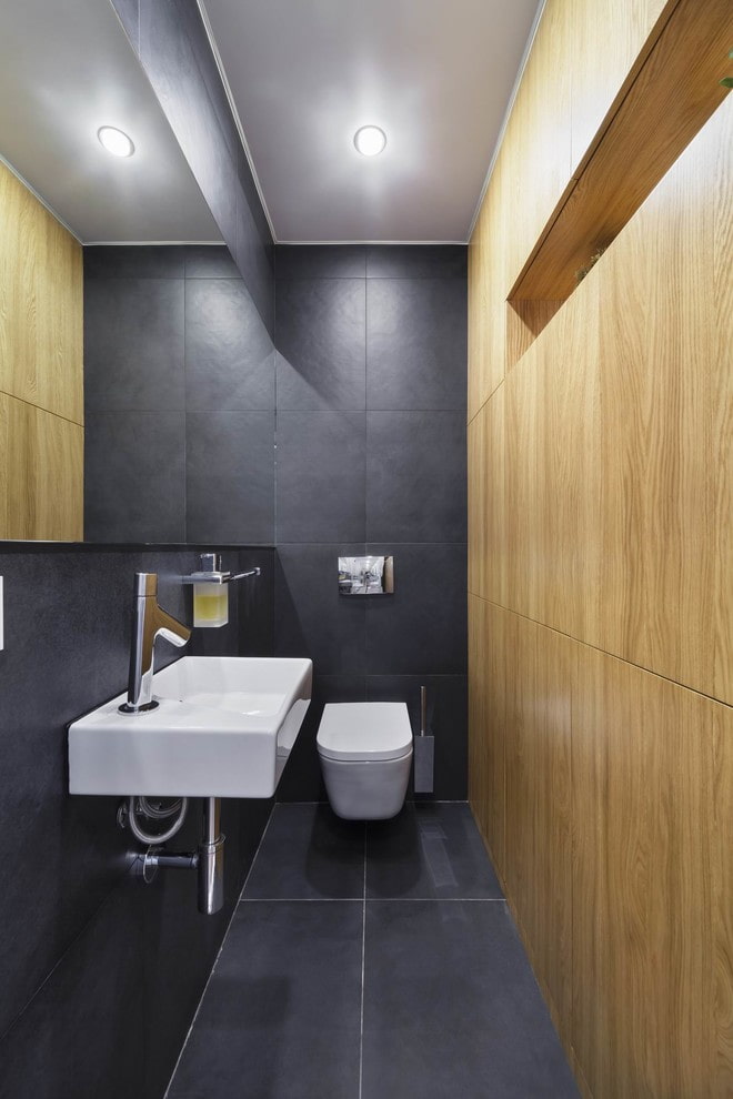 interior de banheiro em estilo minimalista