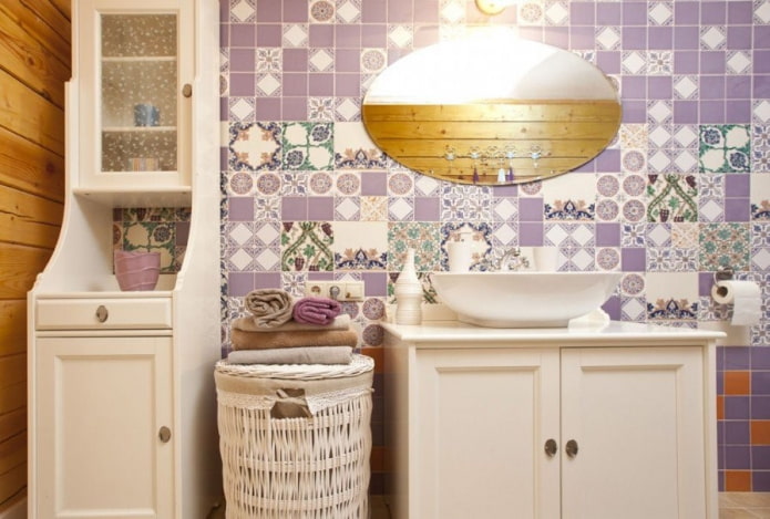 Móveis brancos no estilo provençal