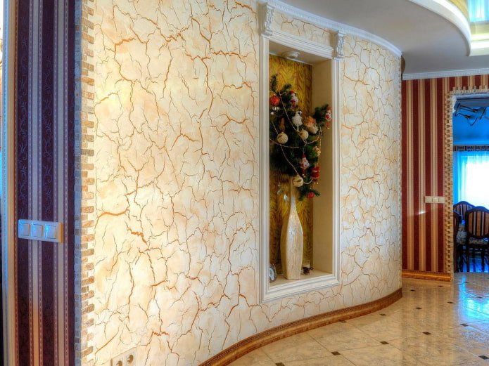 Gesso decorativo veneziano craquelure